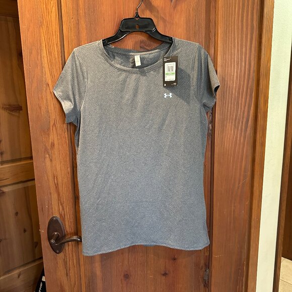 UNDER ARMOUR Women's HeatGear Tech Mesh Fitted Tee Size L (3 SHIRTS) - Picture 4 of 9